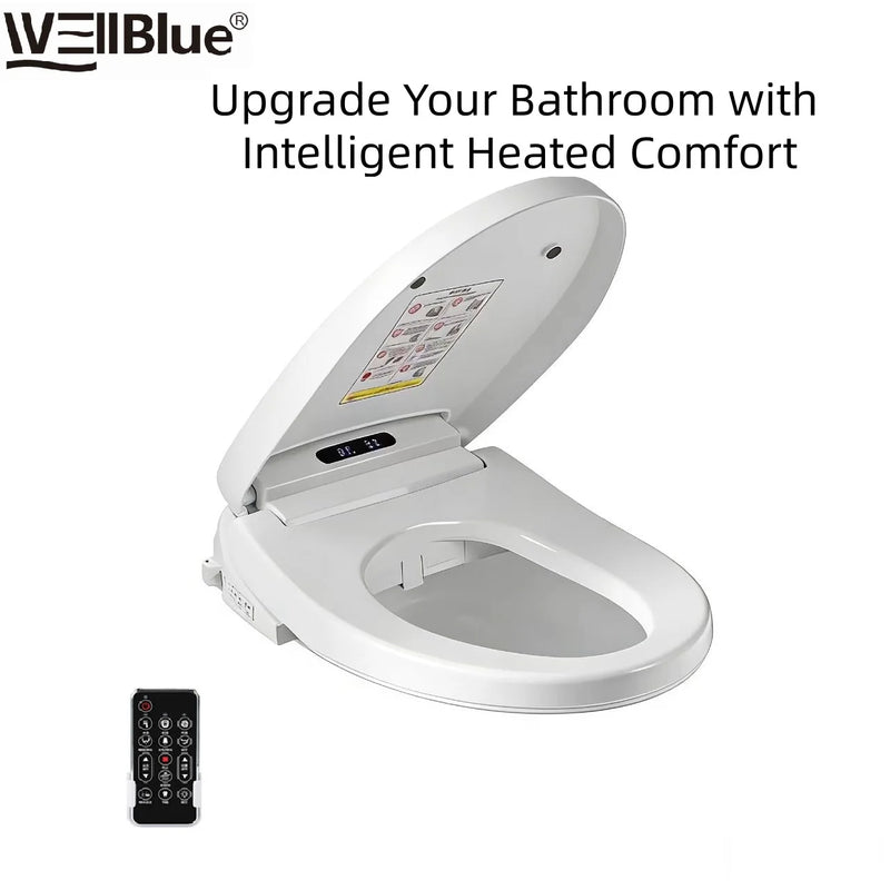 Abattant WC Japonais avec Télécommande Chauffant 48 ou 51 cm
