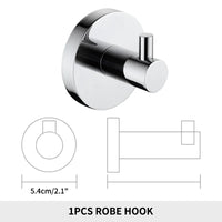 Accessoires Salle de Bain Inox Doré ou Chromé à Choisir