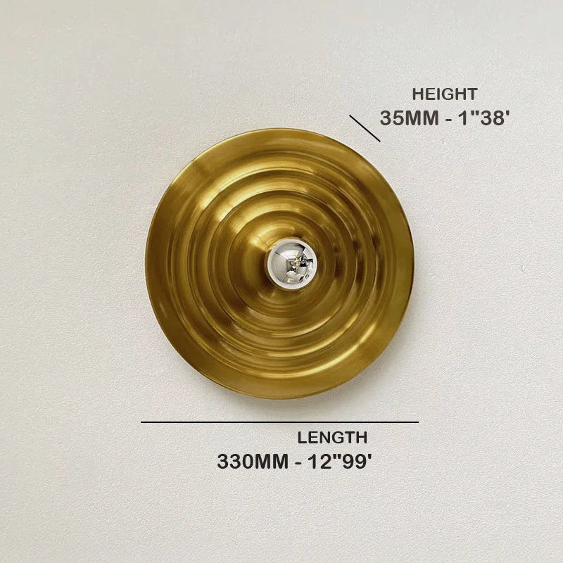 Plafonnier Cuisine Plat et Applique Murale Disque Ø 33 cm, 5 Coloris
