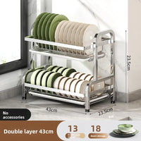 Égouttoir à Vaisselle Inox 2 ou 3 Niveaux, 33 à 53 cm