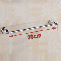 Porte-Serviette Mural Inox Chromé Longueur Réglable