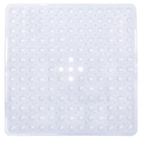 Tapis de Douche Antidérapant Carré à Ventouses 53 x 53 cm