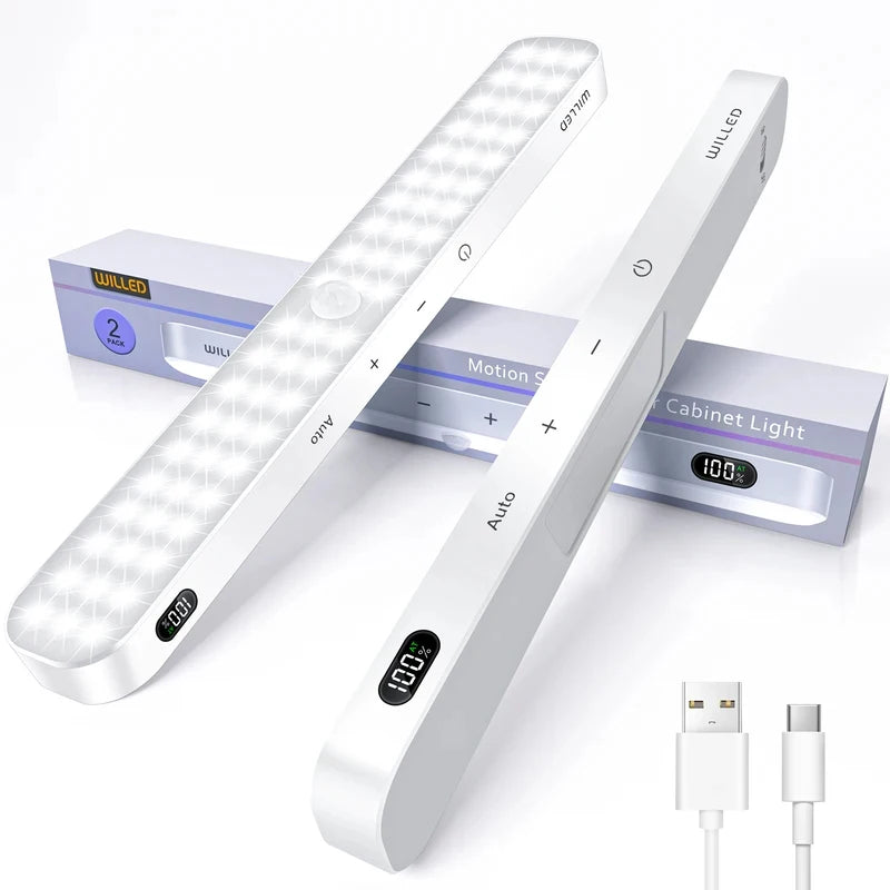 Réglette LED Rechargeable à Détecteur de Mouvement pour Placard et Cuisine