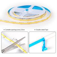 Bande LED COB 12 V Sous Meuble Cuisine avec Variateur Tactile
