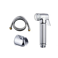 Douchette WC Cannelée Doré ou Chromé avec Robinet Double Sortie