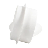 Clapet Anti-Retour de Conduit à Collerette, PVC Blanc, 80 à 150 mm