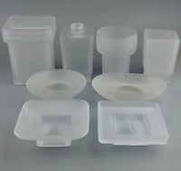 Coupelles Porte-Savon et Verres de Rechange en Verre à la Pièce, 10 Articles