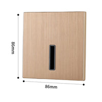 Applique Murale Encastrable LED à Détecteur de Mouvement, 86 mm, 4 Finitions
