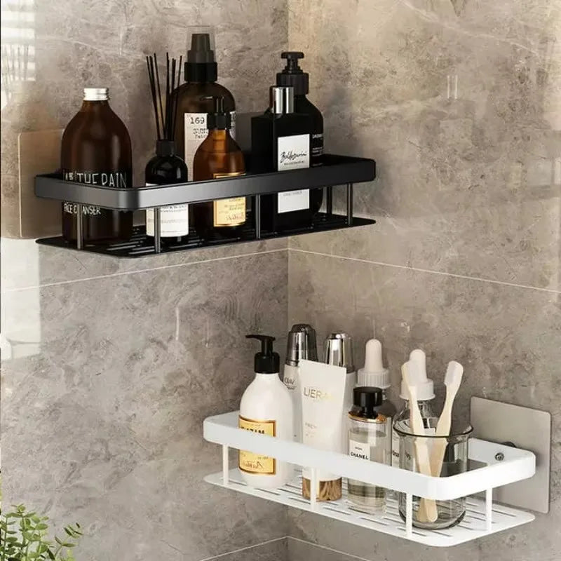 Étagère de Douche Aluminium Sans Perçage Support Shampoing