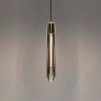 Suspension Cuisine en Cristal et Cuivre, 1 à 3 Lampes