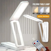 Lampe de Table Pliable LED Rechargeable Tactile, Murale ou à Poser, 27 cm