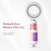 Pommeau de Douche Vitamine C Anneau Étoilé Parfumé Rose, Magnolia ou Iris