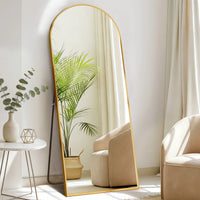 Miroir sur Pied Pleine Longueur 142 cm Cadre Aluminium