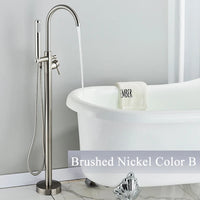 Robinet de Baignoire sur Pied 7 Finitions Bec Pivotant