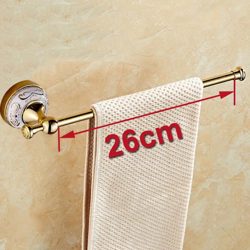 Ensemble d'Accessoires Salle de Bain Céramique Chromé