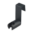 Support Douchette WC Noir Inox à Accrocher au Réservoir ou au Mur