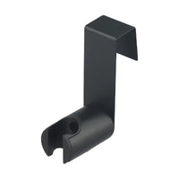 Support Douchette WC Noir Inox à Accrocher au Réservoir ou au Mur