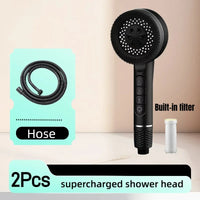 Pommeau de Douche Multifonction 4 Modes avec Filtre