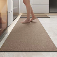 Tapis de Cuisine Diatomite Antidérapant en Longue Bande Uni, Largeur 45 cm