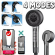 Pommeau de Douche Multifonction 4 Modes avec Filtre