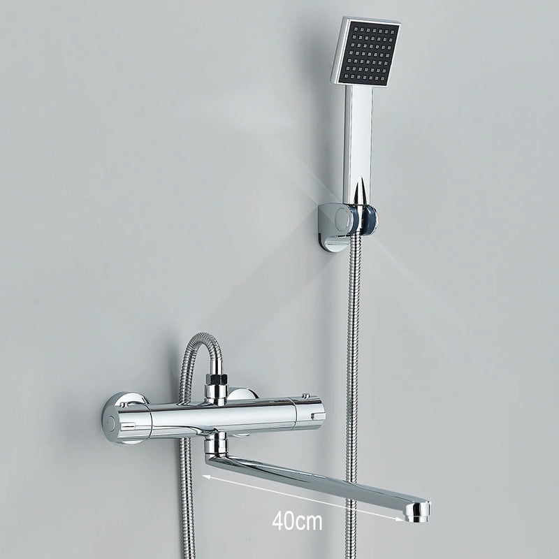 Mitigeur de Douche Thermostatique Mural Affichage Digital