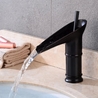 Mitigeur Lavabo Cascade Laiton Bec Haut