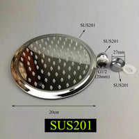 Rotule Orientable et Pommeau de Douche G1/2 à la Pièce, 18 Articles