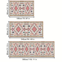 Tapis de Cuisine Long Style Oriental Lavable Antidérapant, 11 Motifs