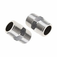 Raccord Rallonge Flexible de Douche Inox 1/2 Pouce Lot de 2