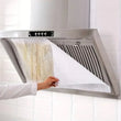 Filtre de Hotte Papier Anti-Graisse 45 x 43 cm, Lot de 12