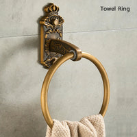 Ensemble d'Accessoires Salle de Bain Rétro Brossé