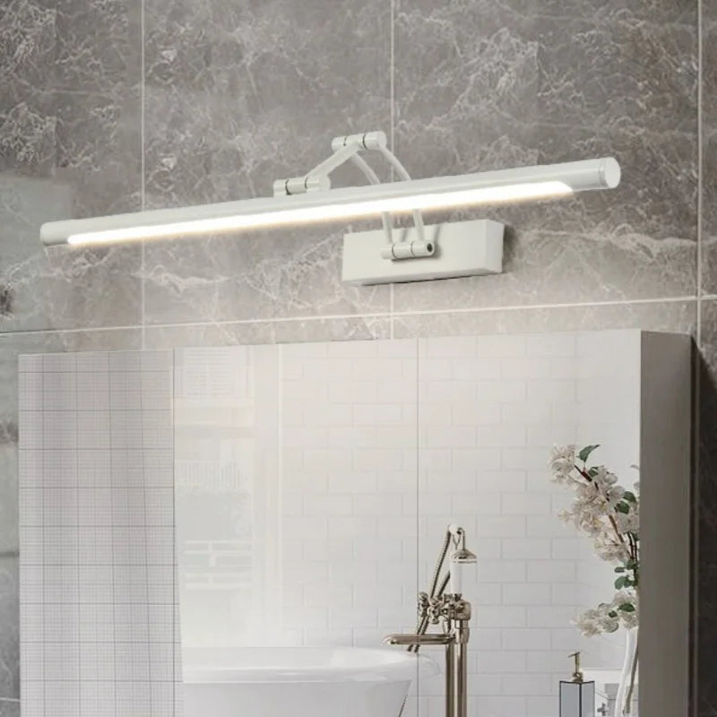 Applique LED Salle de Bain Angle Réglable Noir Blanc