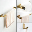 Accessoires Salle de Bain Laiton Vieilli à la Pièce, 5 Articles