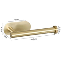 Porte-Papier Toilette Adhésif Sans Perçage en Inox 304 3 Coloris