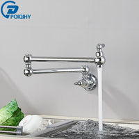 Robinet Remplisseur Mural Pliant Eau Froide Bec Rotatif Inox
