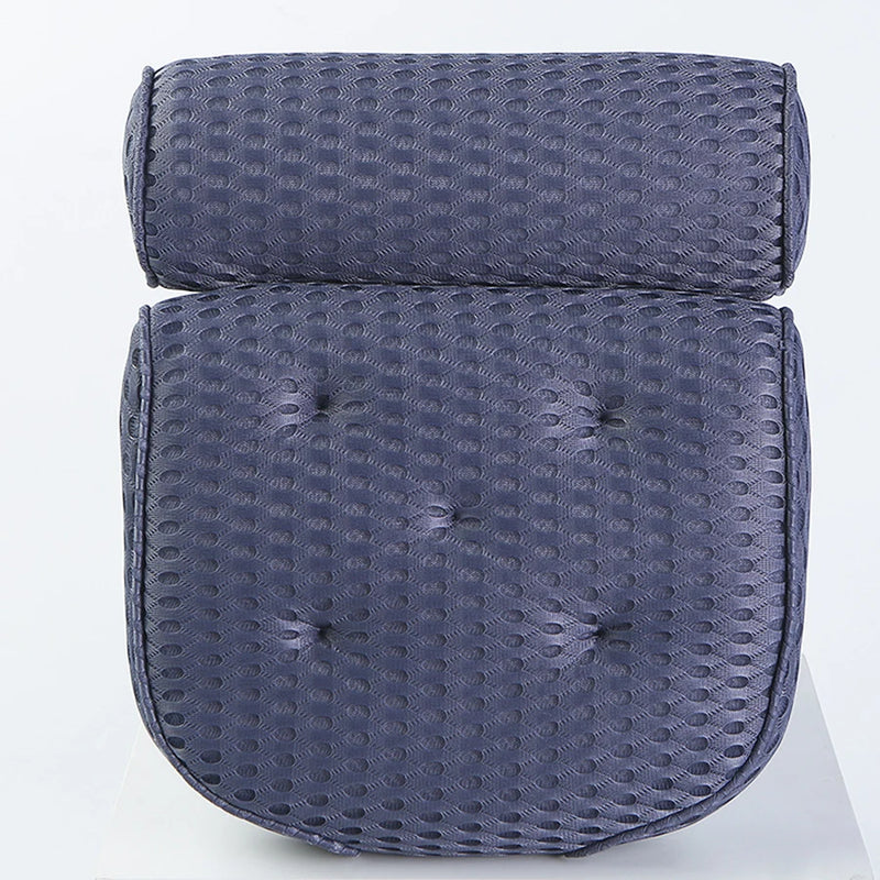 Oreiller de Baignoire 7 Ventouses Maille Respirante 4D