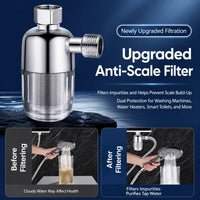 Préfiltre d'Eau 40 Microns Laiton, Maille Inox 316L Lavable, Raccord G 1/2