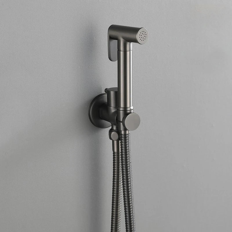 Douchette WC Murale avec Robinet d'Arrêt et Flexible 1,2 m, 5 Finitions