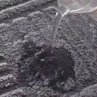 Tapis de Bain Gris Absorbant Motif Géométrique Antidérapant