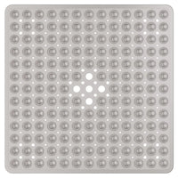 Tapis de Douche Antidérapant Carré à Ventouses 53 x 53 cm