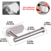 Accessoires Salle de Bain Adhésifs Sans Perçage Noir, Doré ou Argent à la Pièce, 24 Articles