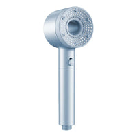 Pommeau de Douche Haute Pression 5 Modes avec 6 Filtres Gris, Blanc ou Bleu