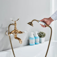 Mitigeur de Douche Rétro Céramique Double Poignée