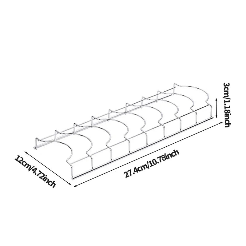 Égouttoir Assiettes et Bols Inox Sans Bac, 27,4 ou 30 cm, 1 ou 2 Pièces