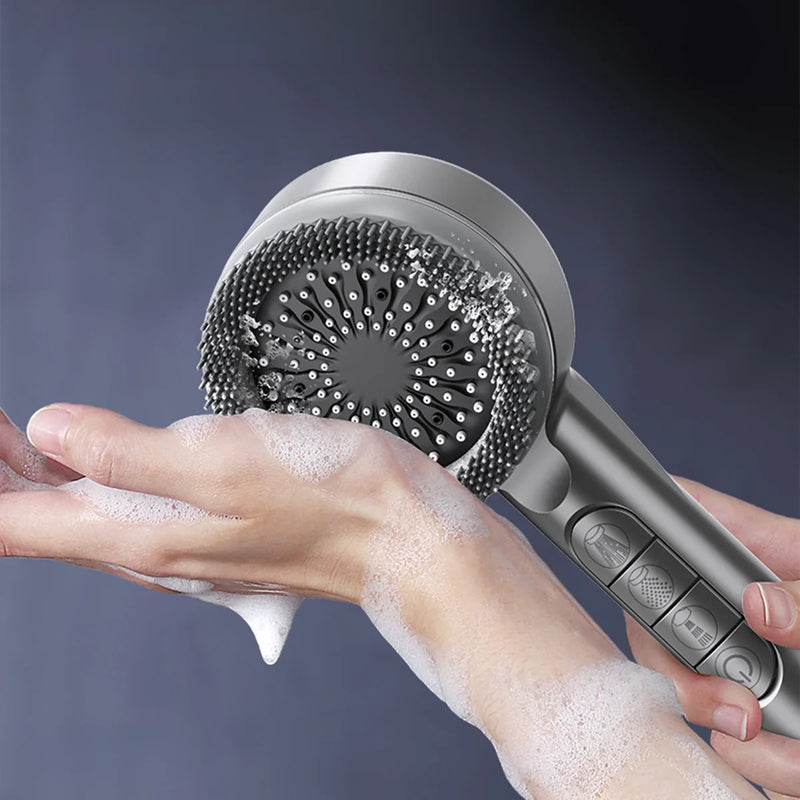 Pommeau de Douche Filtrant 4 Modes Massant avec 5 Cartouches Filtrantes