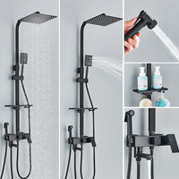 Colonne de Douche Pluie avec Mitigeur et Bec de Baignoire, 19 Modèles