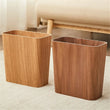 Poubelle Cuisine en Bois Style Japonais 12 L, Clair ou Foncé
