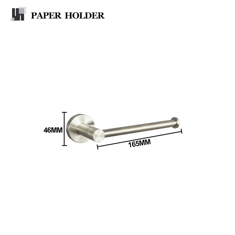 Accessoires Salle de Bain Nickel Brossé à Choisir par Pièce