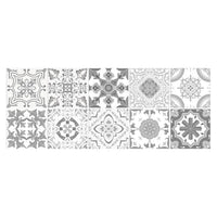 Autocollants Carrelage Adhésifs pour Crédence et Salle de Bain, 26 Motifs, Lot de 24