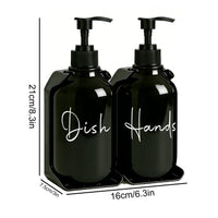 Distributeur de Savon Duo Mural Sans Perçage